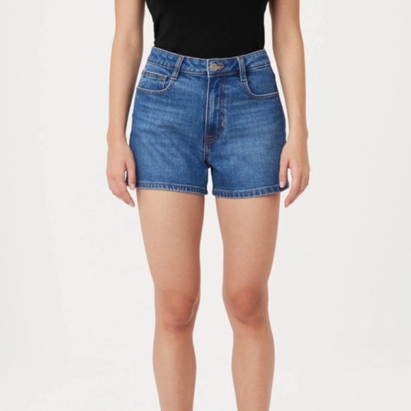NWT Frank and Oak Stevie Tapered Denim Shorts - Picture 1 of 4